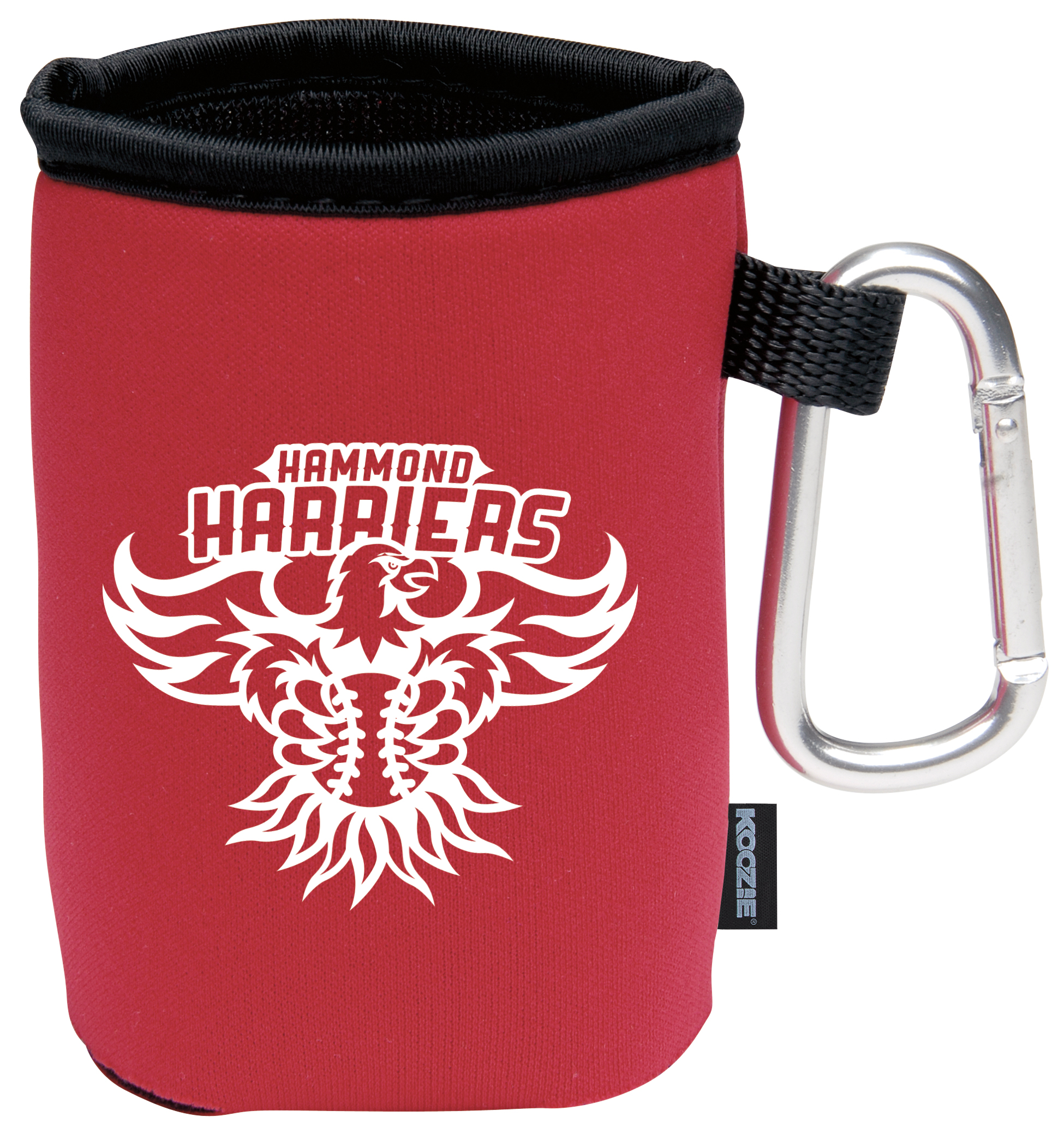 Koozie® Collapsible Can Cooler with Carabiner 1
