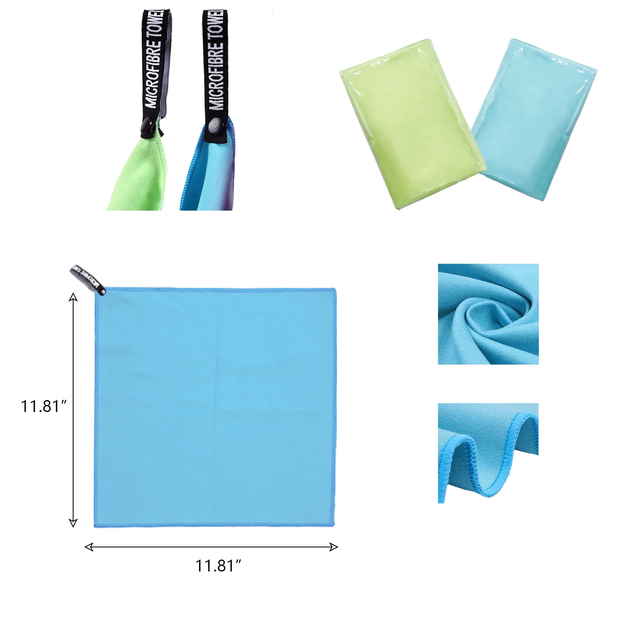 MOQ 100 PCS Microfiber Perfect Sports Yoga Towel 3