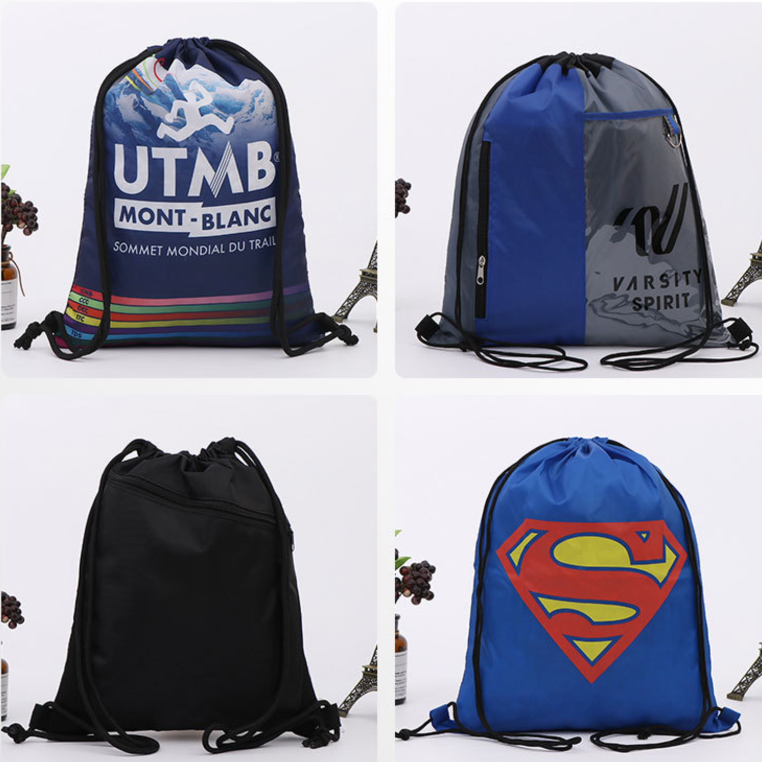PU waterproof polyester String Bag 5