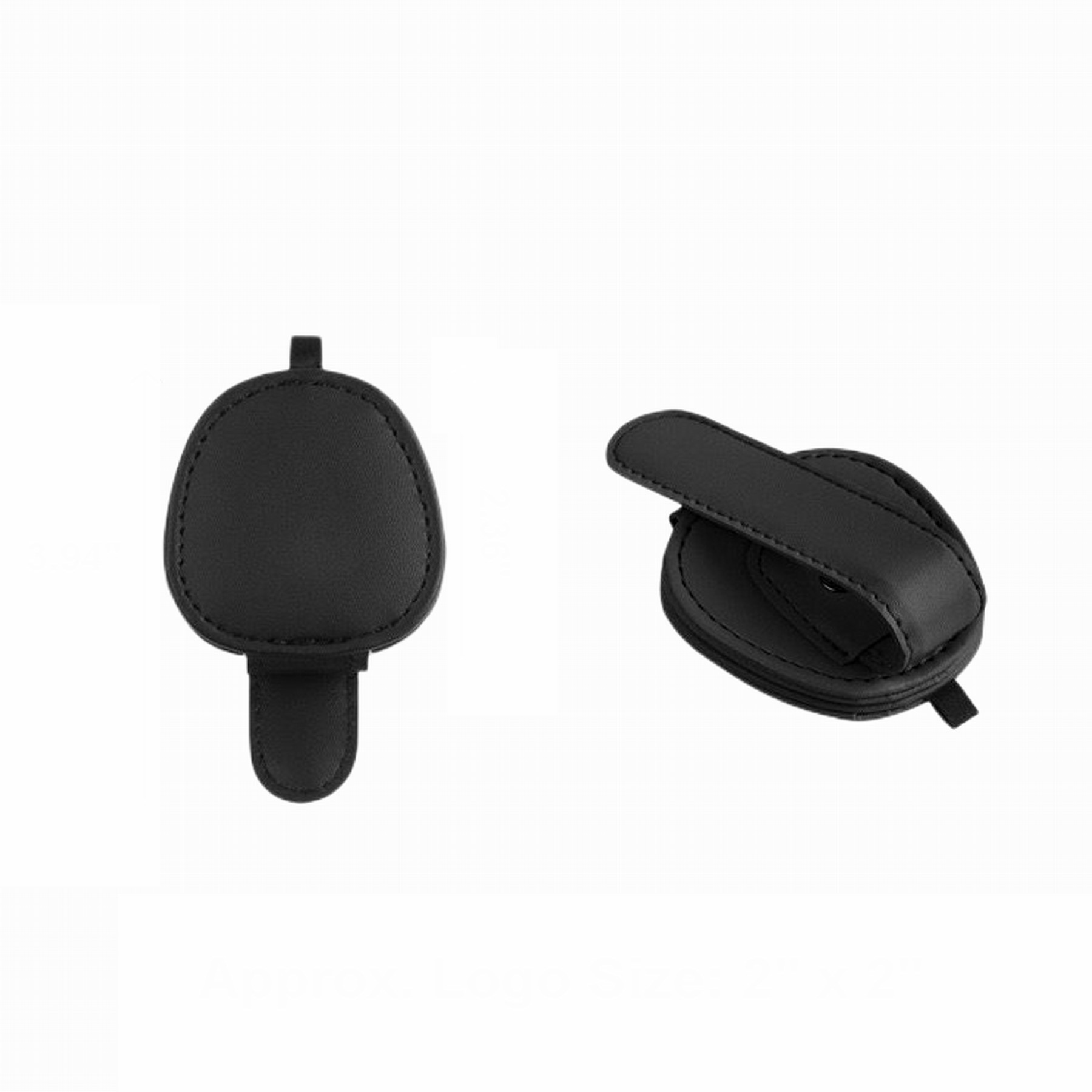 Car Magnetic Leather Sunglass Holder 2
