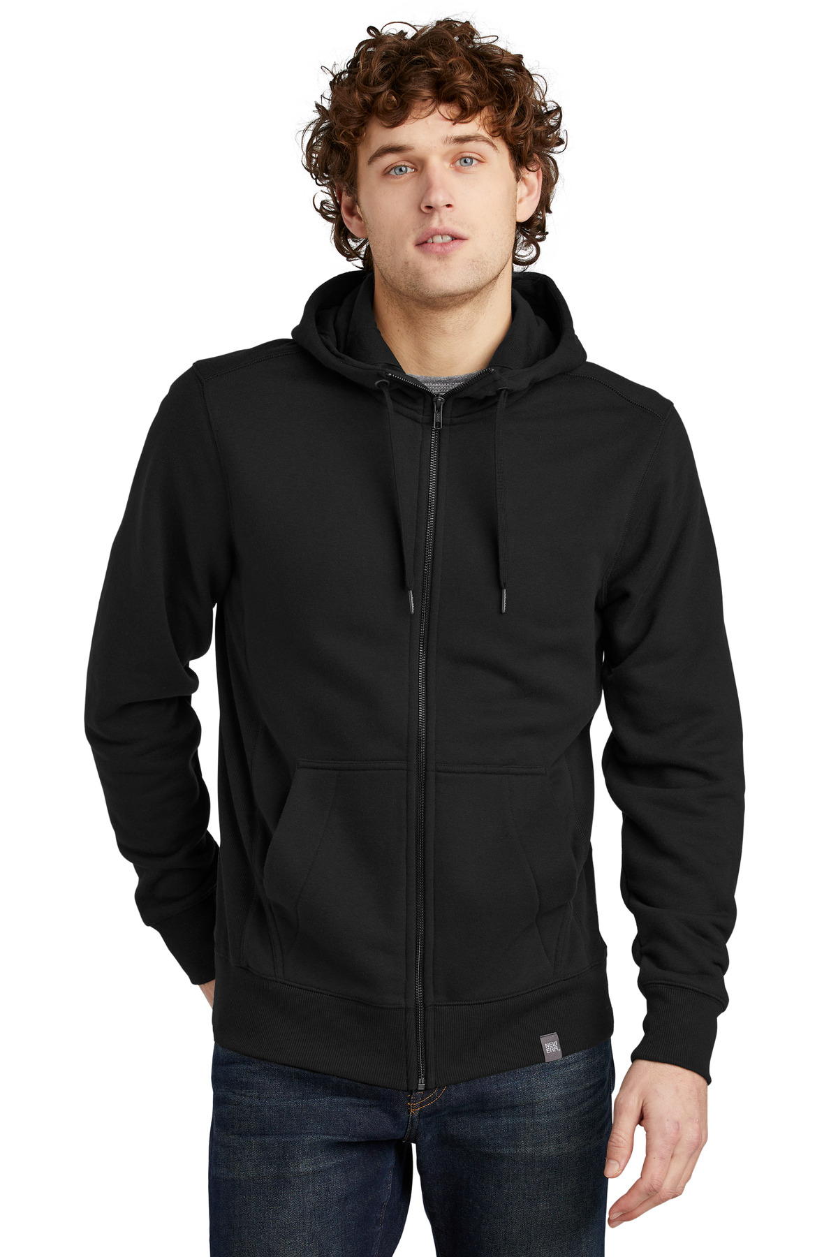French Terry Full-Zip Hoodie