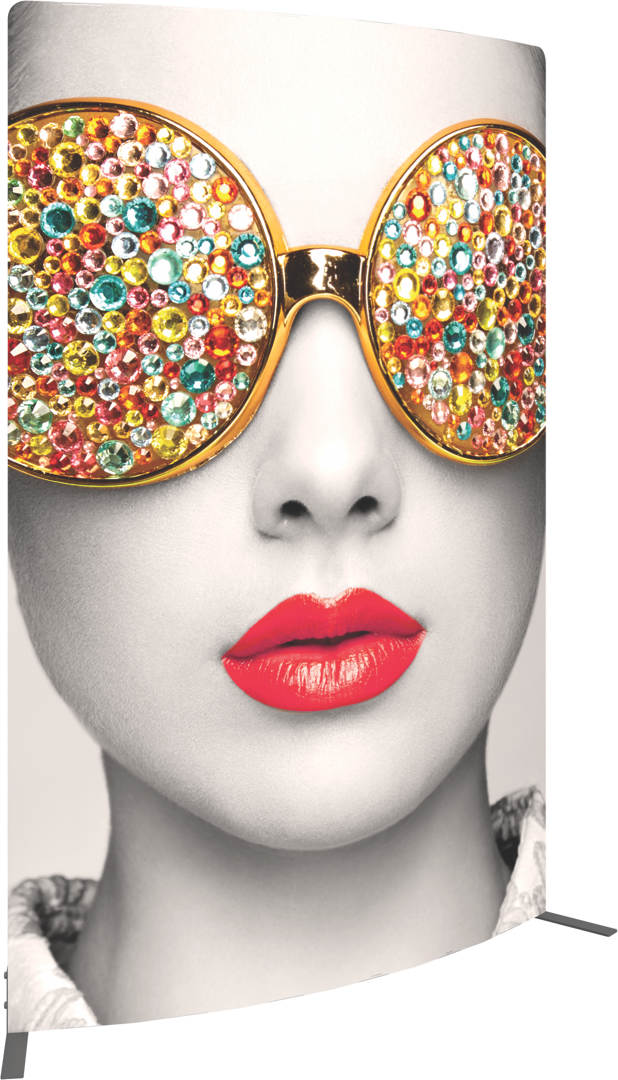 Vector Frame Curved 03 Fabric Banner Display 4