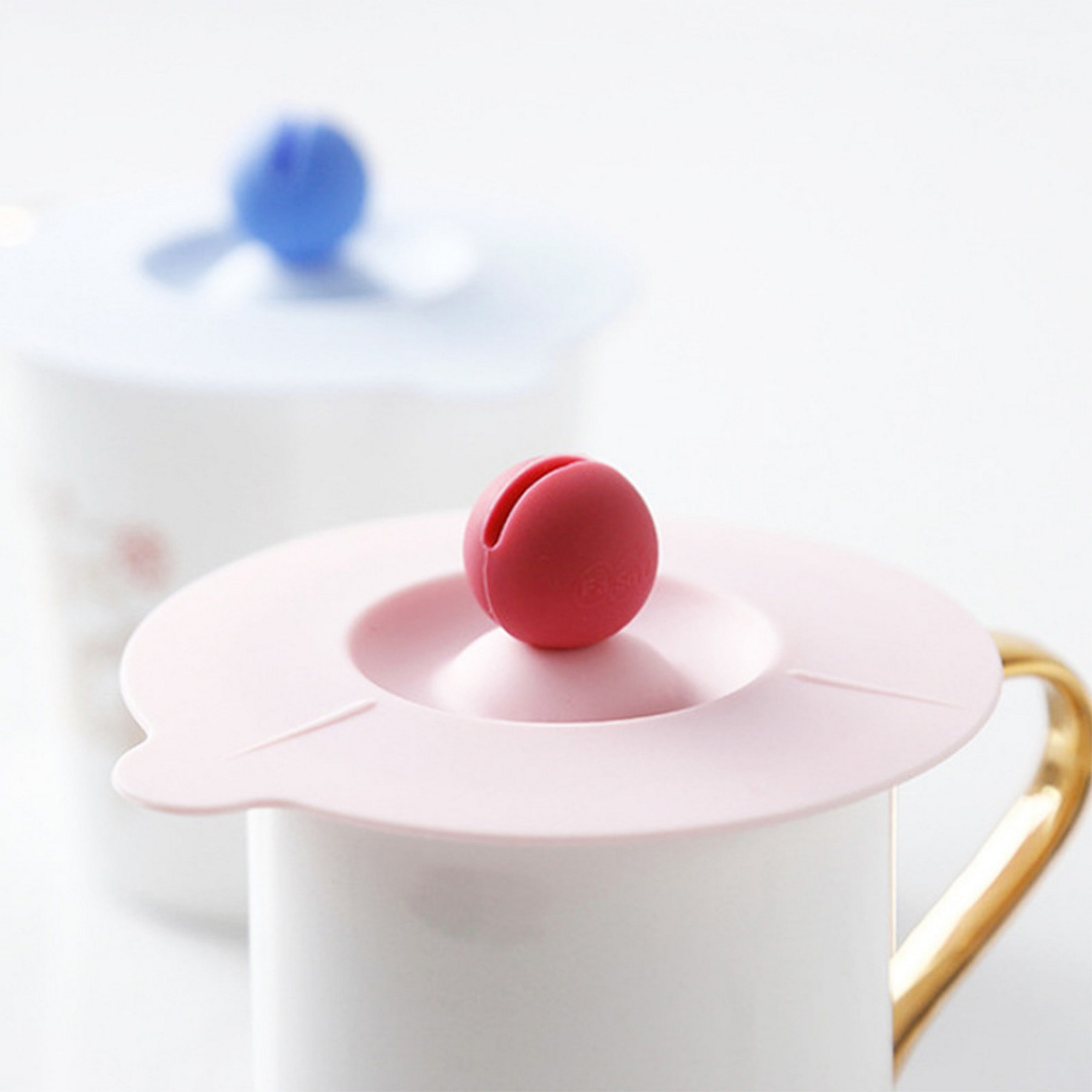 Silicone Drink Cup Lids For Coffee Cup Beer Mug Wine Glass 3
