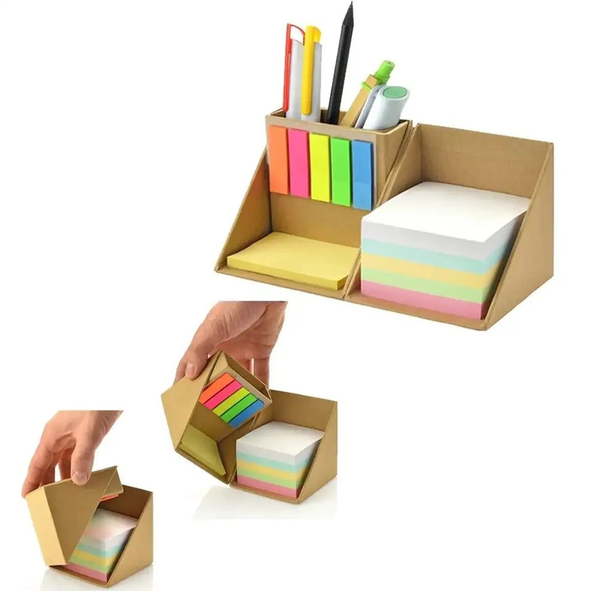 Multi-Function Sticky Note Set With Pen Holder 5