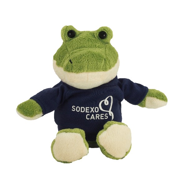 6" Lil Alligator with t-shirt and one color imprint 2