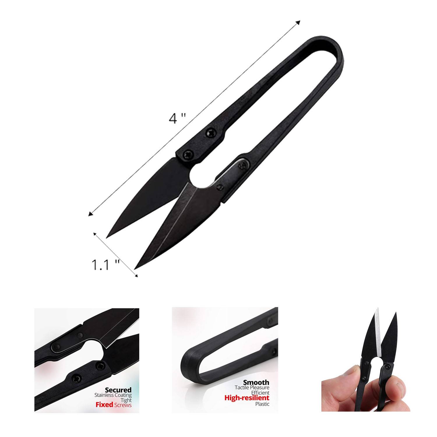 Carbon Steel Sewing Scissors Clipper Stitching Snip 11