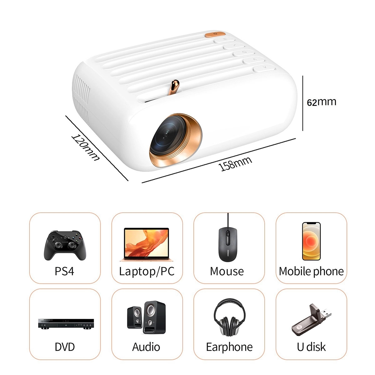 Mini Wifi Projector 4