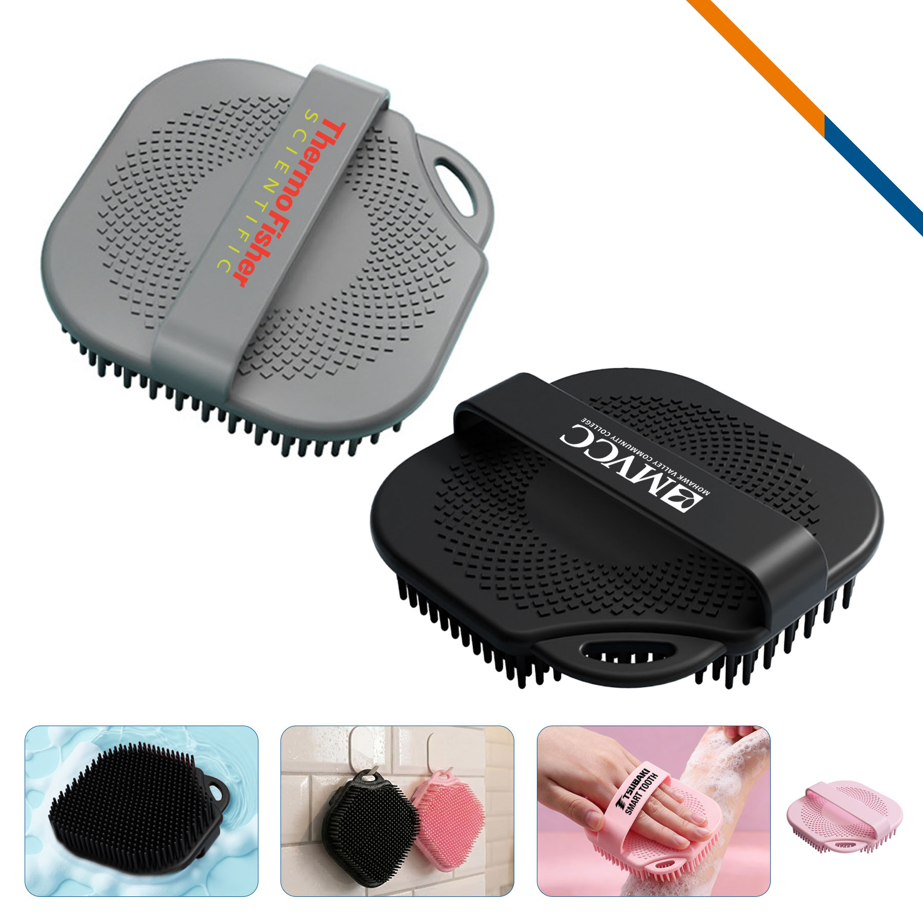 Smoofi Silicone Body Shower Brush 2