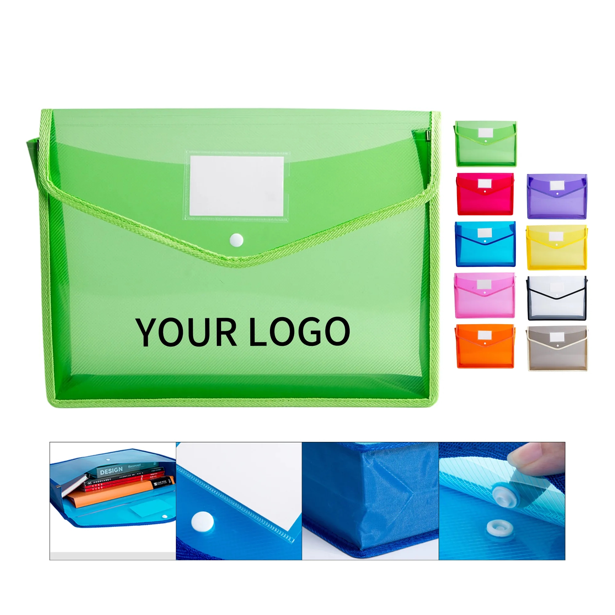 Snap-Closure Document Folder 2