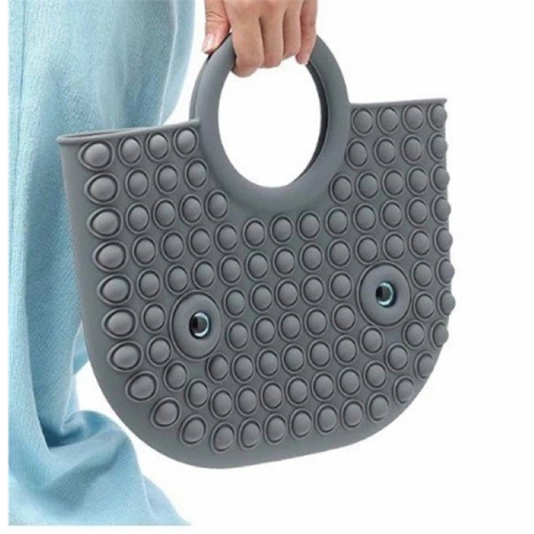 Handbag Push Pop Fidget Toys Silica Gel Tote Bag 5