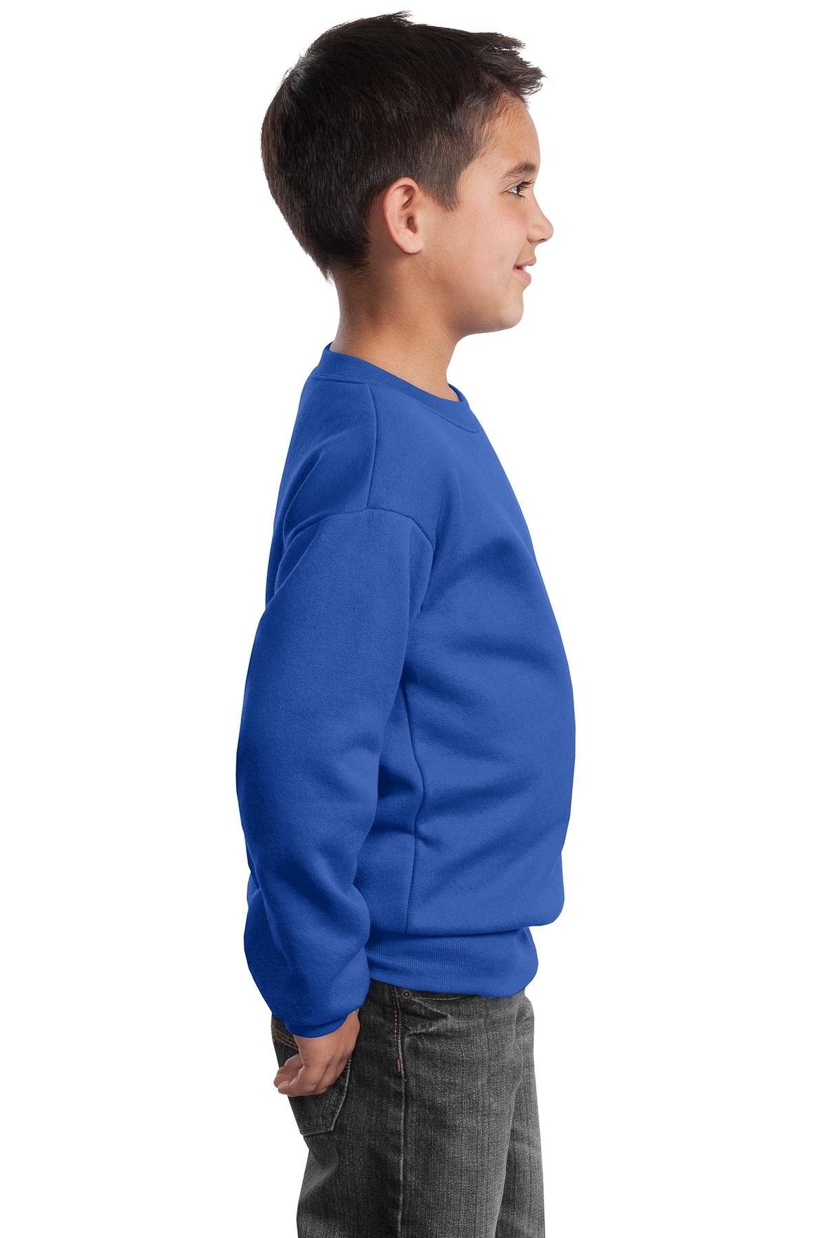 Port & Company® Youth Core Fleece Crewneck Sweatshirt 9
