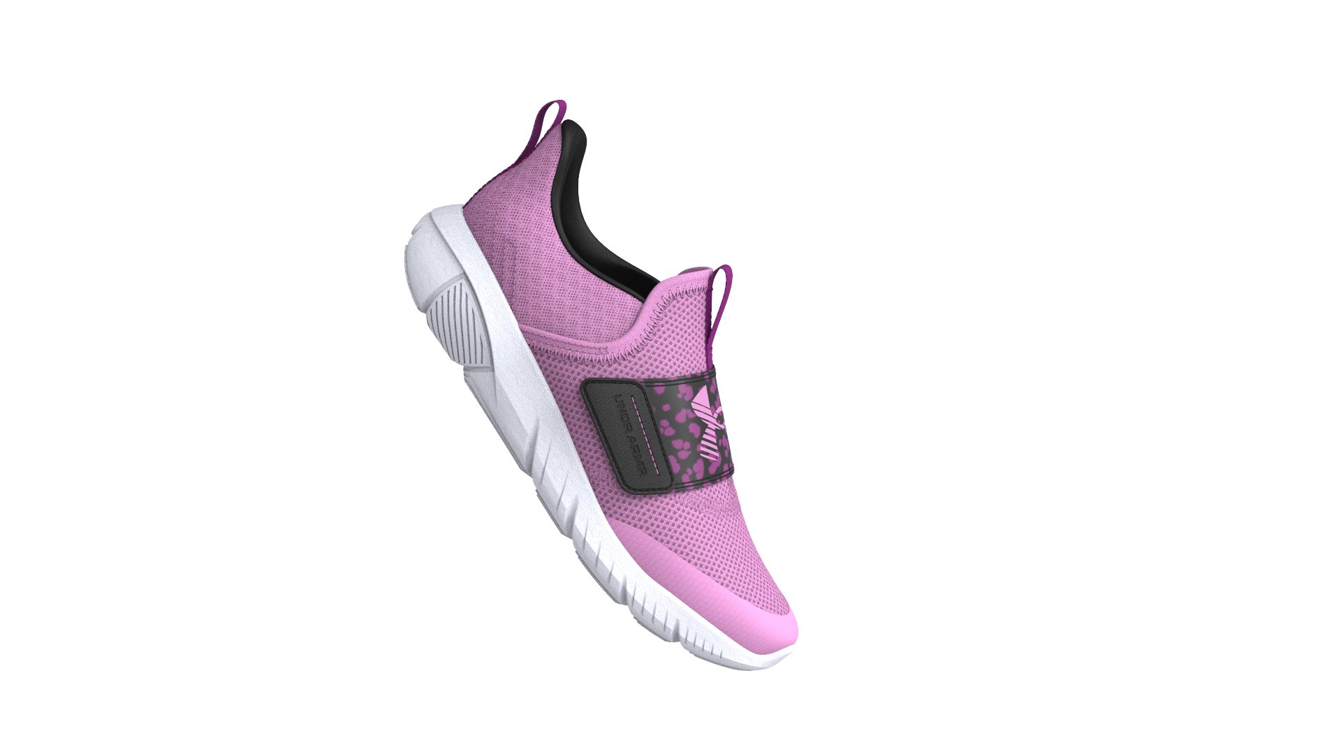 UA Flash Printed Girls' Pre-School Running Shoes 2