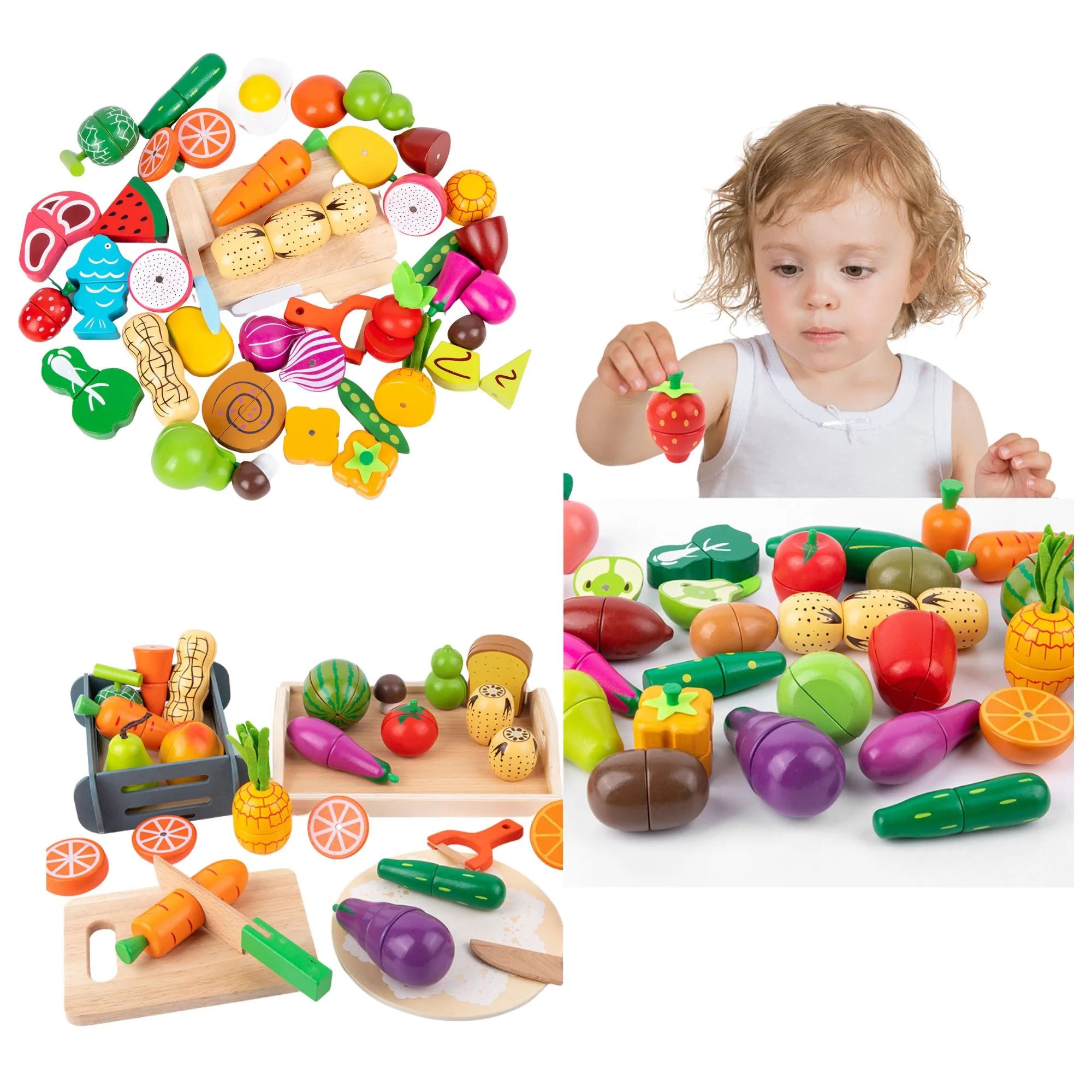 Wooden Kitchen Playset 7