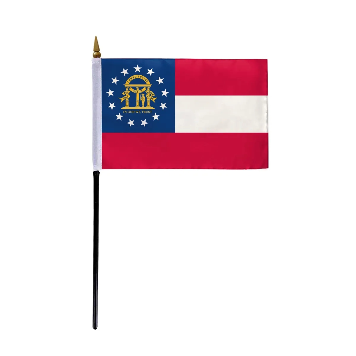 4"x6" & 12"x18'' Georgia 2003 ePoly Printed Stick Flags 2