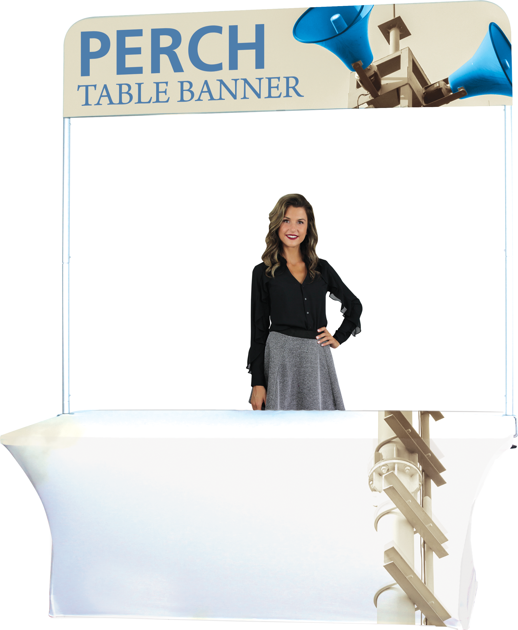 Perch 8' Table Pole Banner - Short
