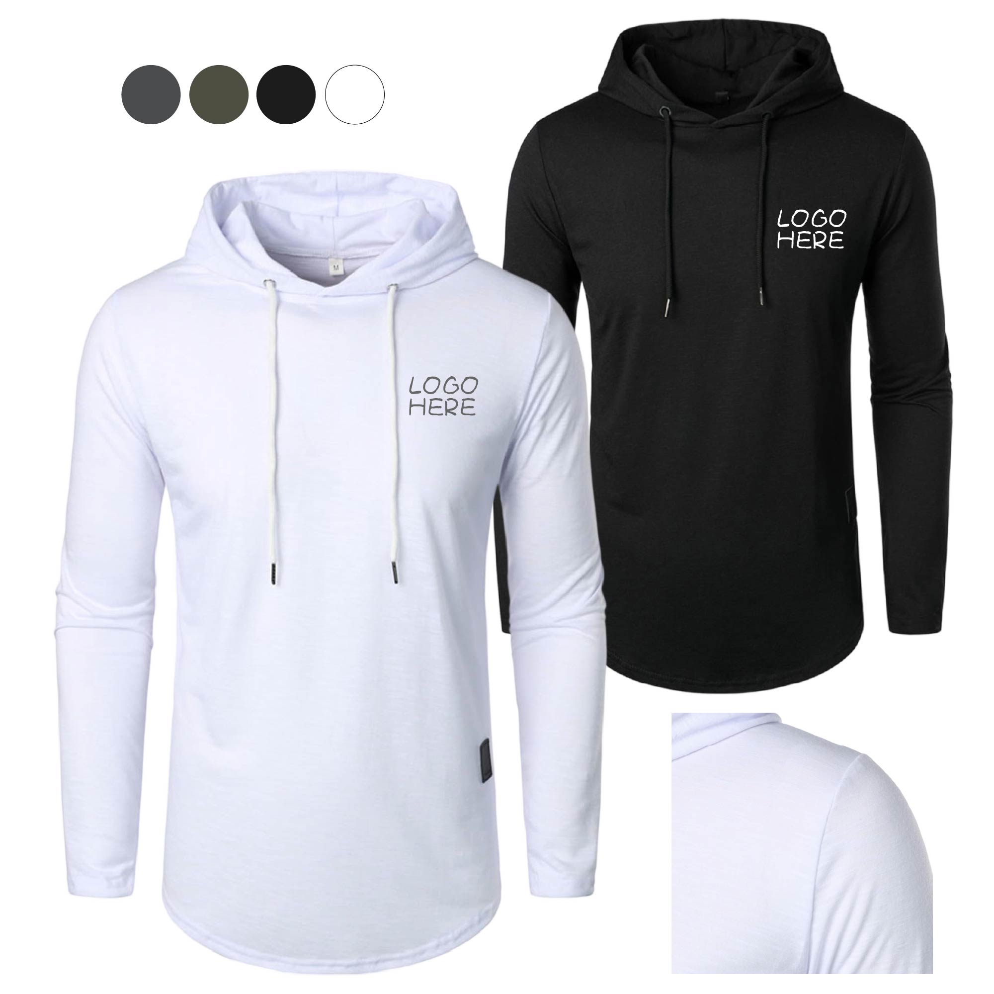 Hiking Lightweight Hoodies Pullover, custom hoodie or sweatshirt with logo imprint 1