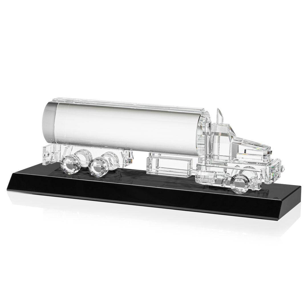 Crystal Oil Tanker on Base - Black 16