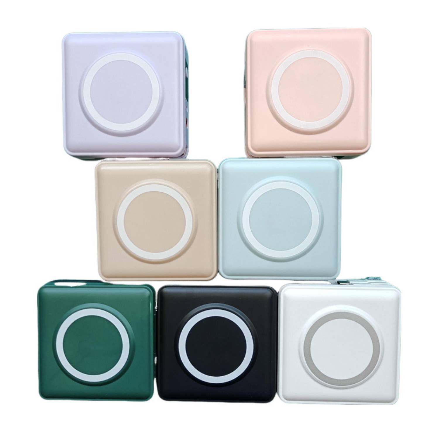 Magnetic Power Bank with Built-in Cable and AC Charger - 15000 mAh 6