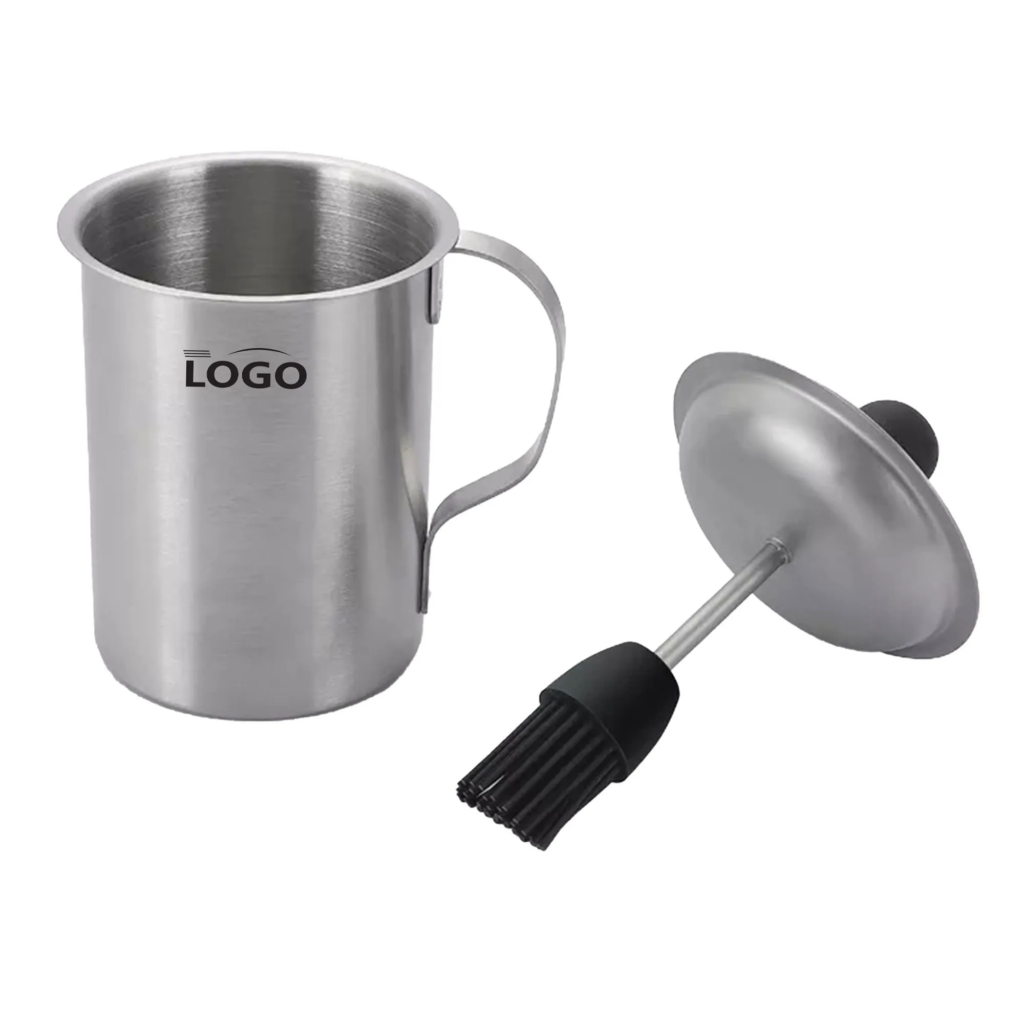 Sauce Pot And Basting Brush Set