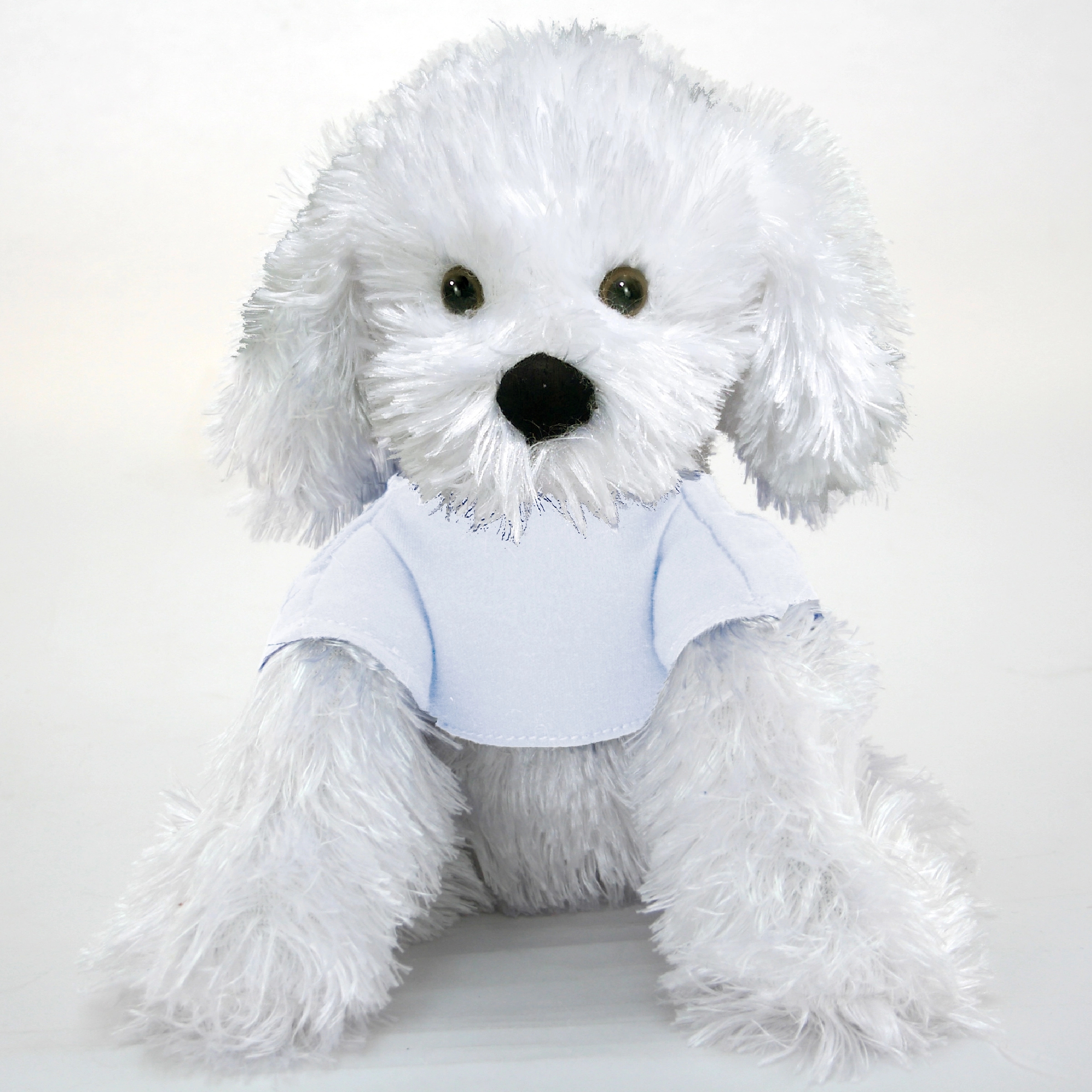 9" White Shaggy Dog 7