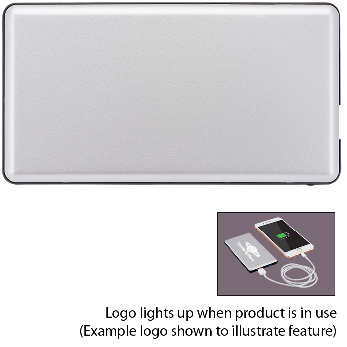 UL Certified Glow Power Bank – 4000 mAh 10
