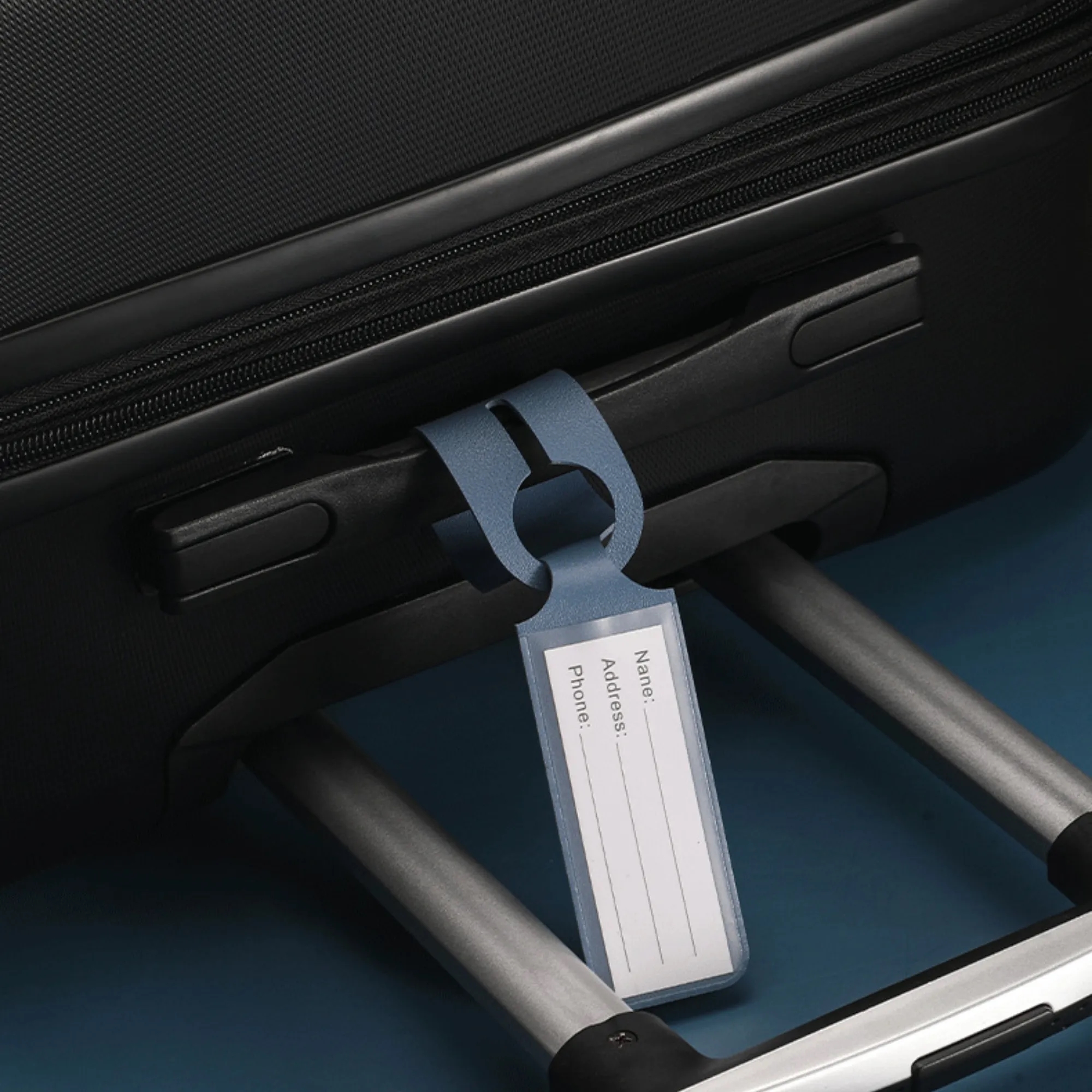 Customizable PU Luggage Identification Tag 8