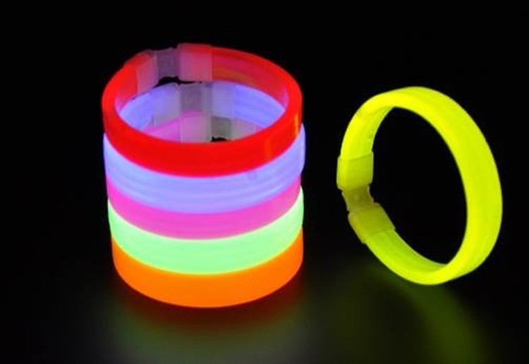 PE Plastic Luminous Sports Wristband Bracelet 2