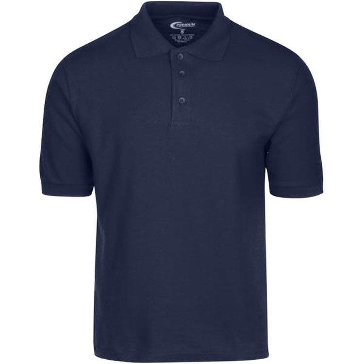 Men's Polo Shirts - Navy Size 2XL 2
