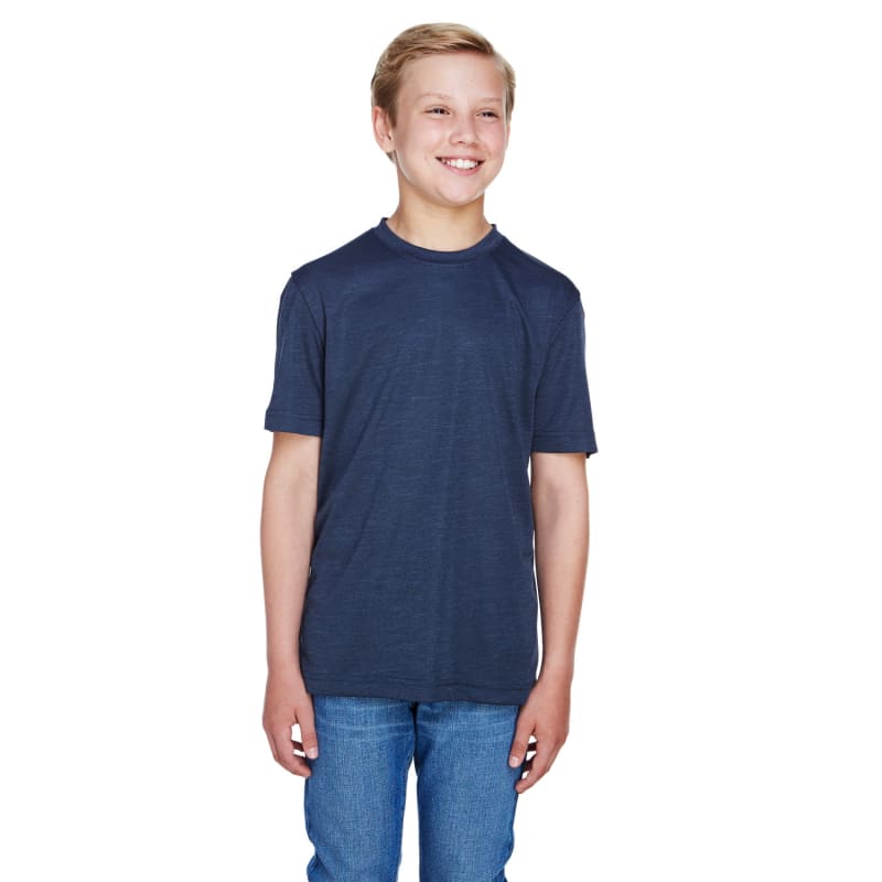 Team 365 Youth Sonic Heather Performance T-Shirt 25