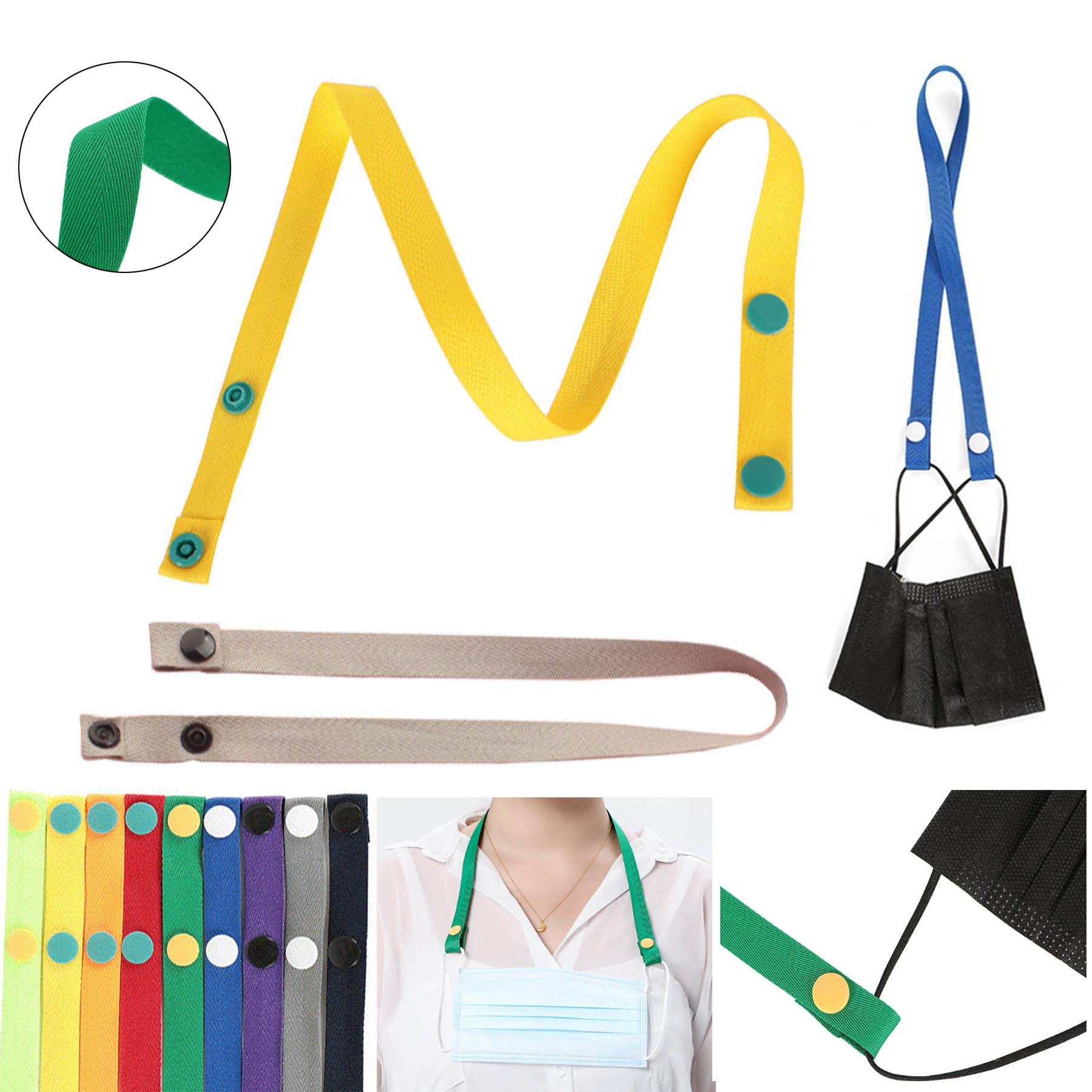 Reuseable Face Mask Lanyard 2