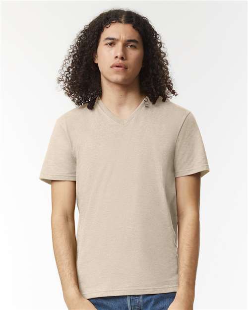 Unisex CVC V-Neck Tee - 2006CVC 27