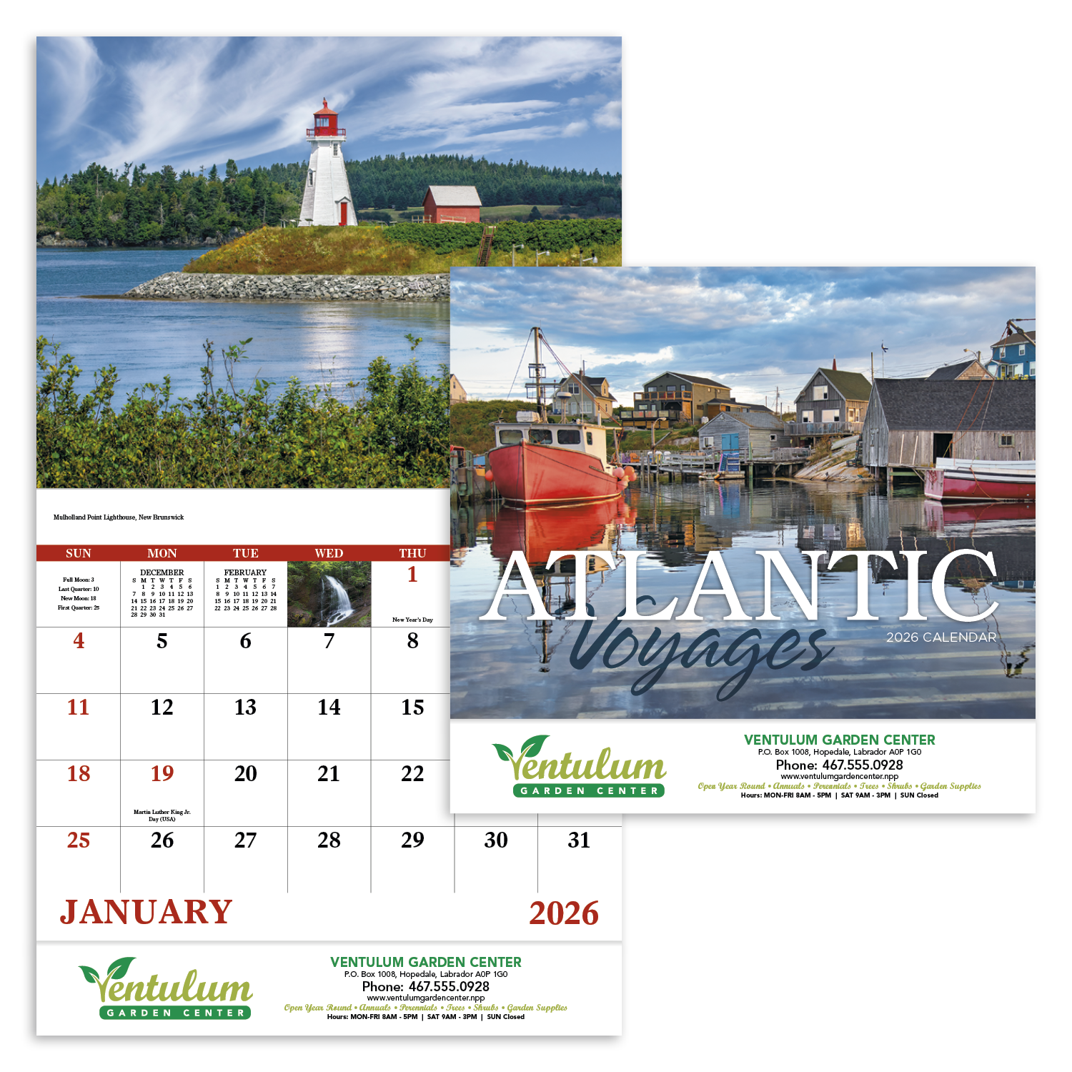 Good Value™ Atlantic Voyages - Stapled Calendar 1