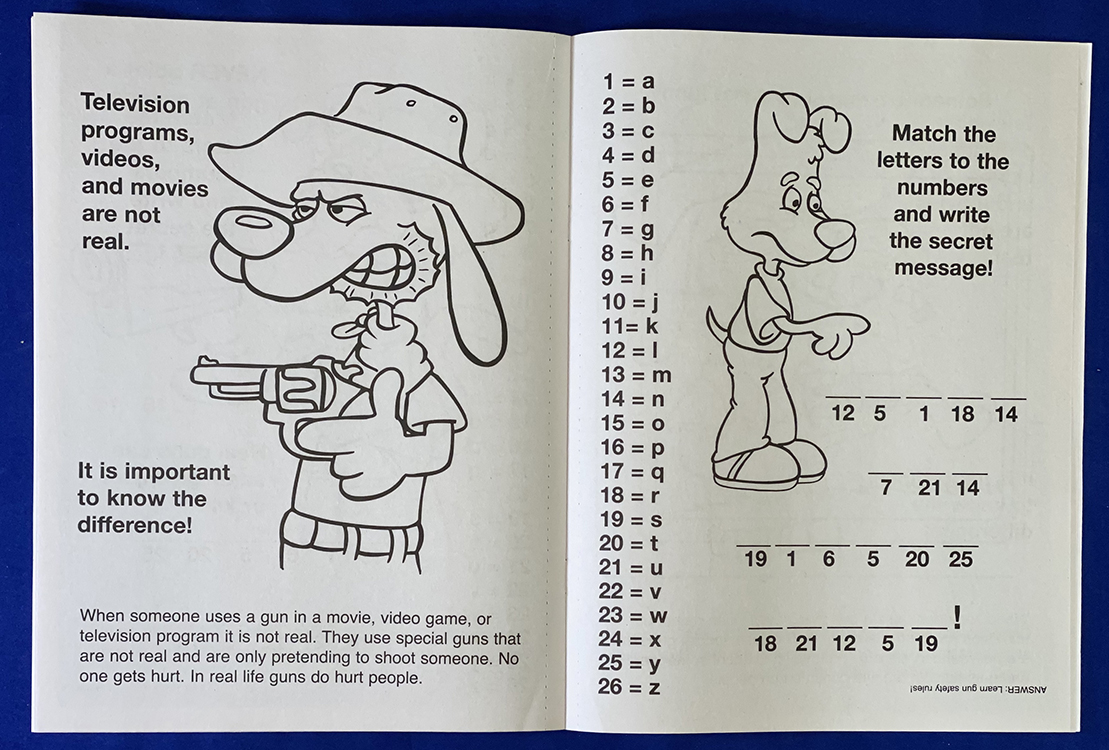 COLORING BOOK - Don't Play With Guns Coloring & Activity Book 2