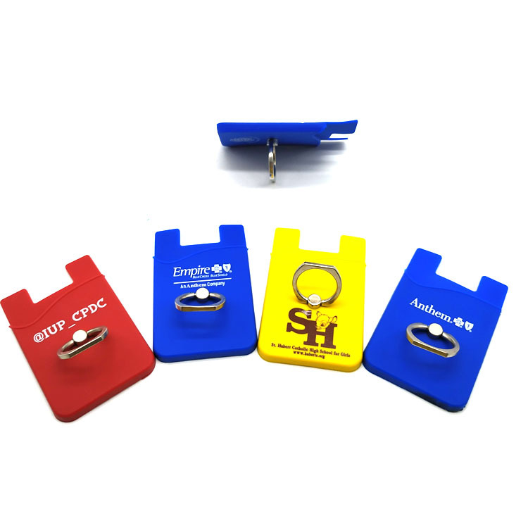 Silicone Phone Wallet With Ring 2