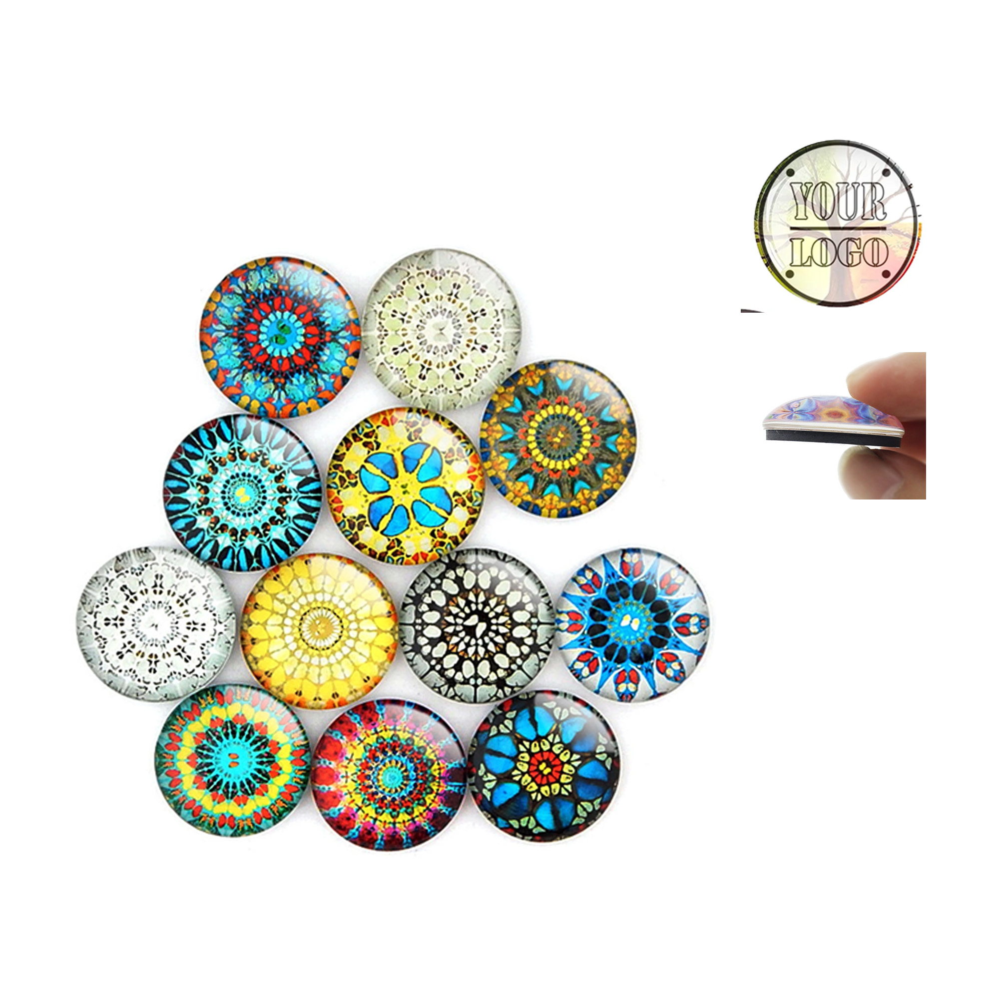 Crystal Fridge Magnet, custom magnet with logo imprint 3