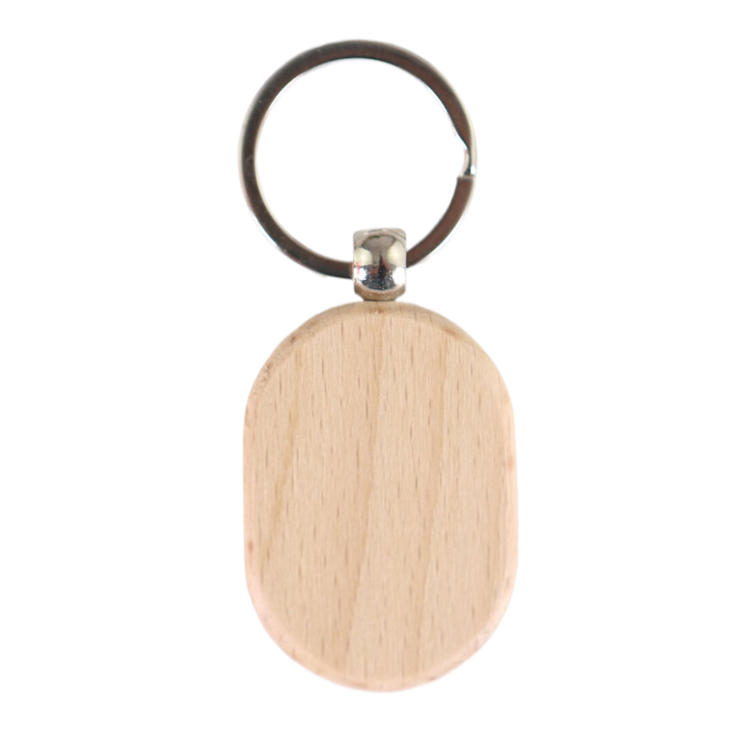 Wooden Round Corner Keychain 2