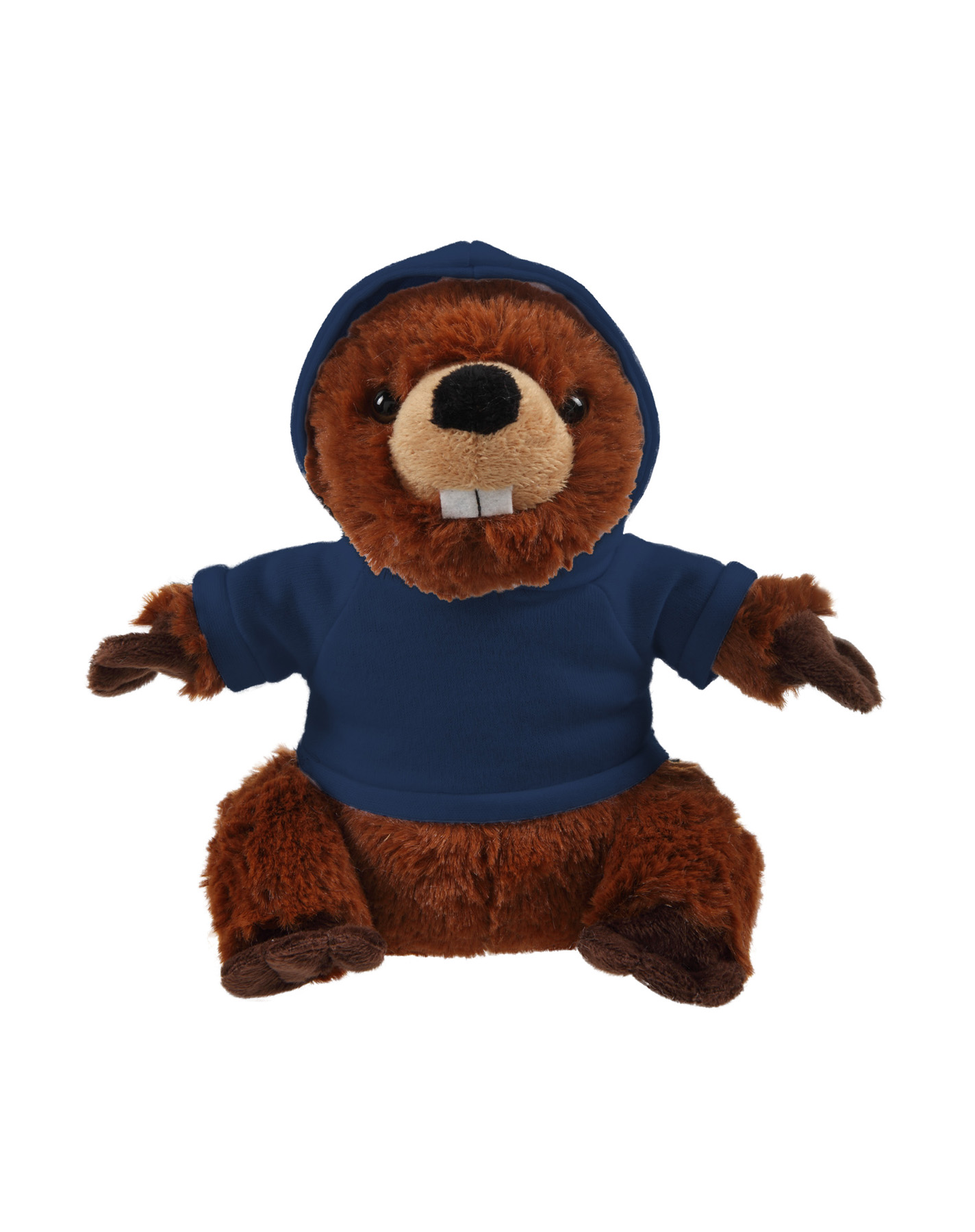 Soft Plush Standing Beaver with Hoodie 6