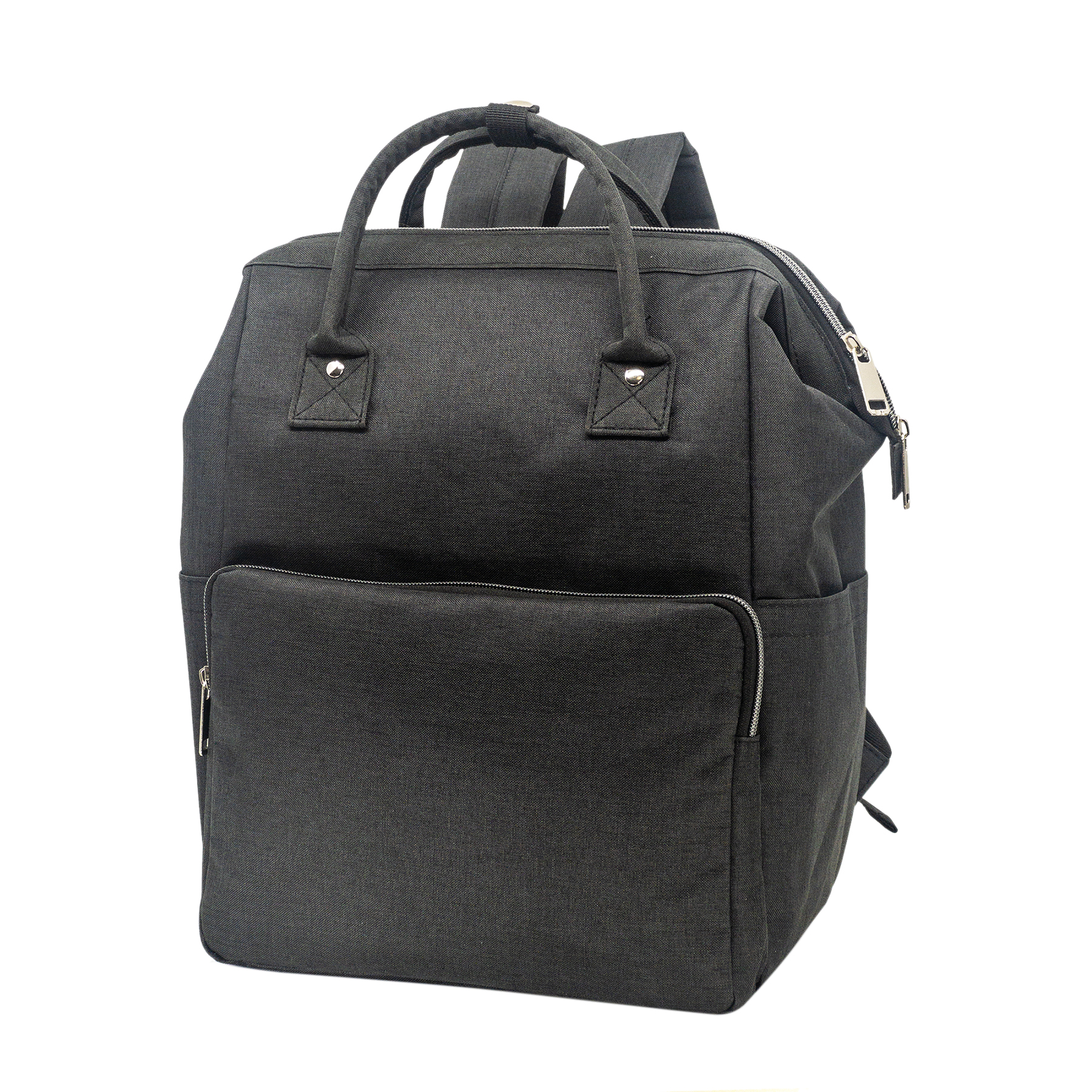 300D Wide-Mouth Heathered Cooler Backpack 3