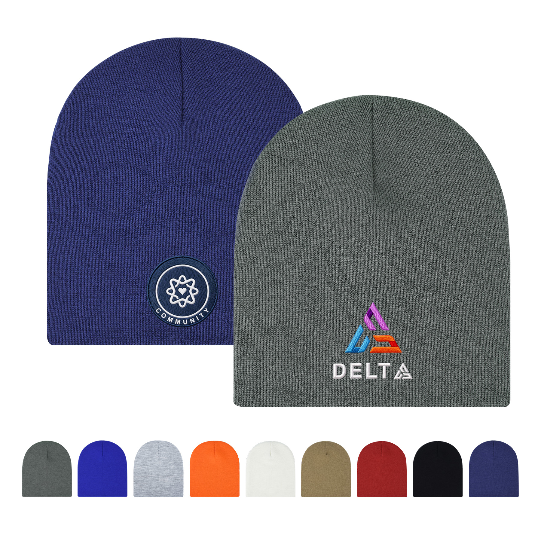 Unisex Level Knit Beanie Cap 6