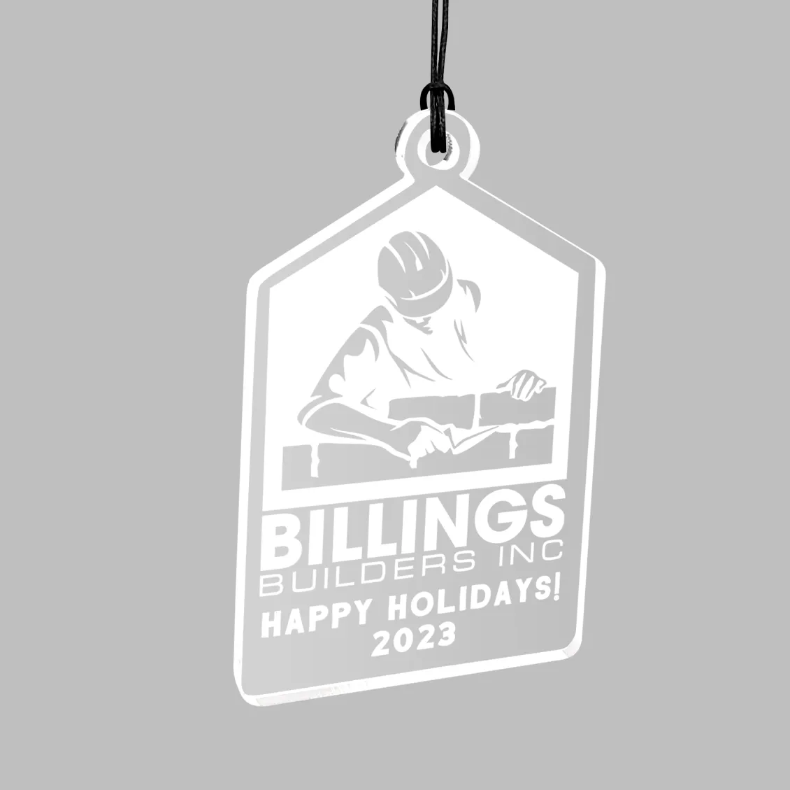 1/8" Laser Etched Ornament