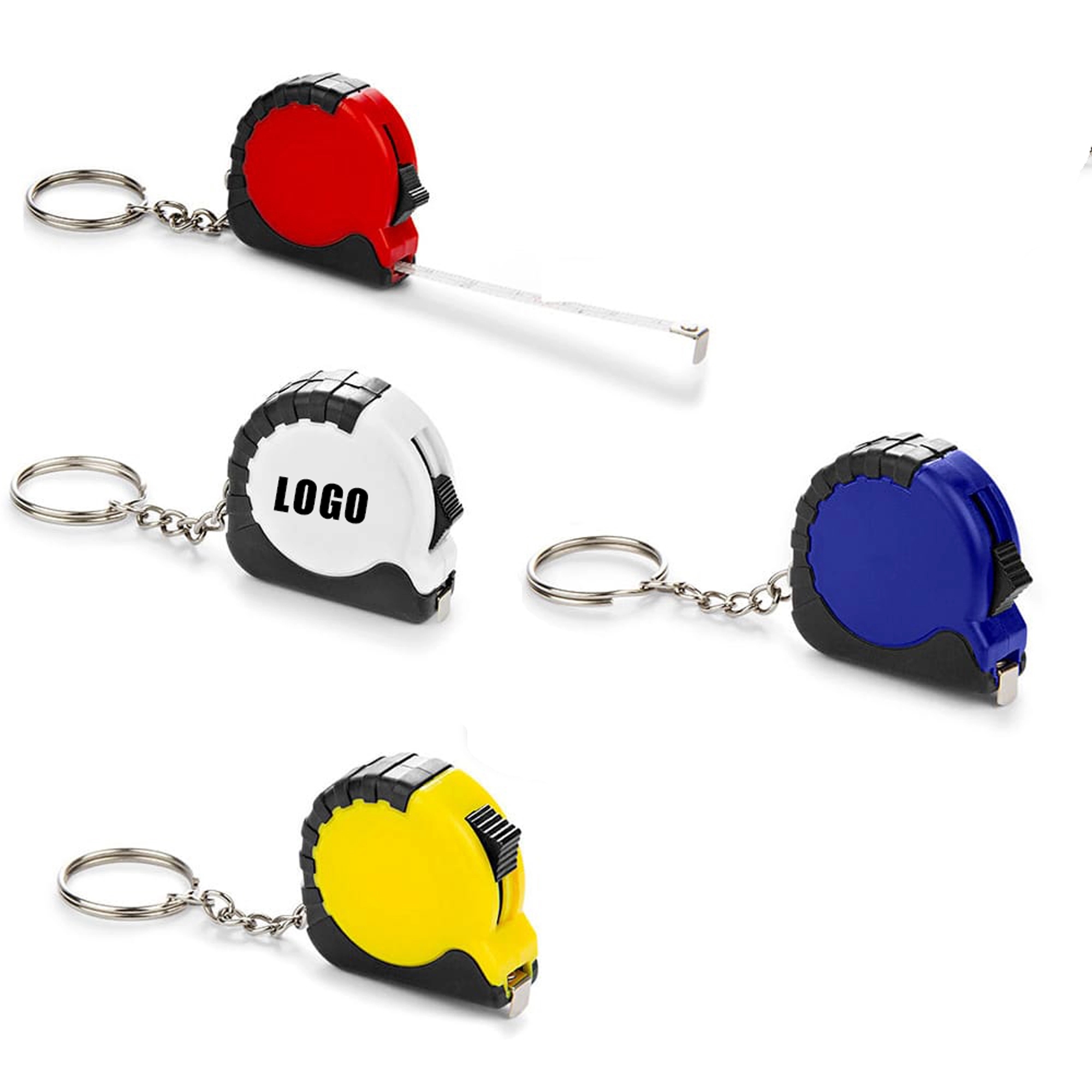 Mini Tape Measure With Keychain 2