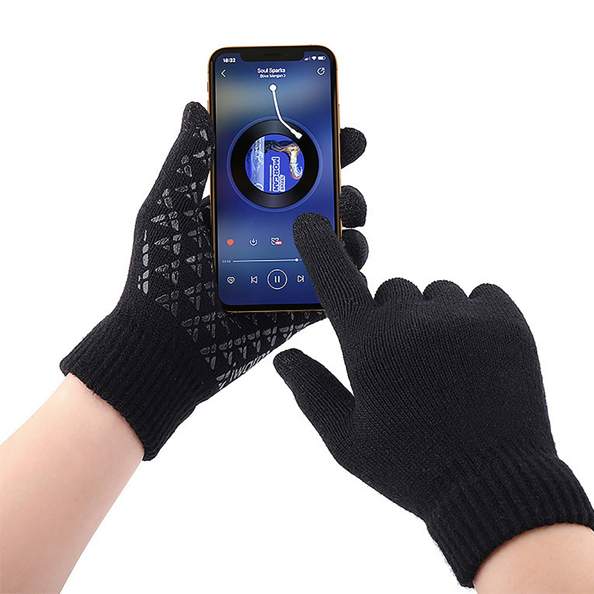 Winter Knit Touchscreen Gloves 3