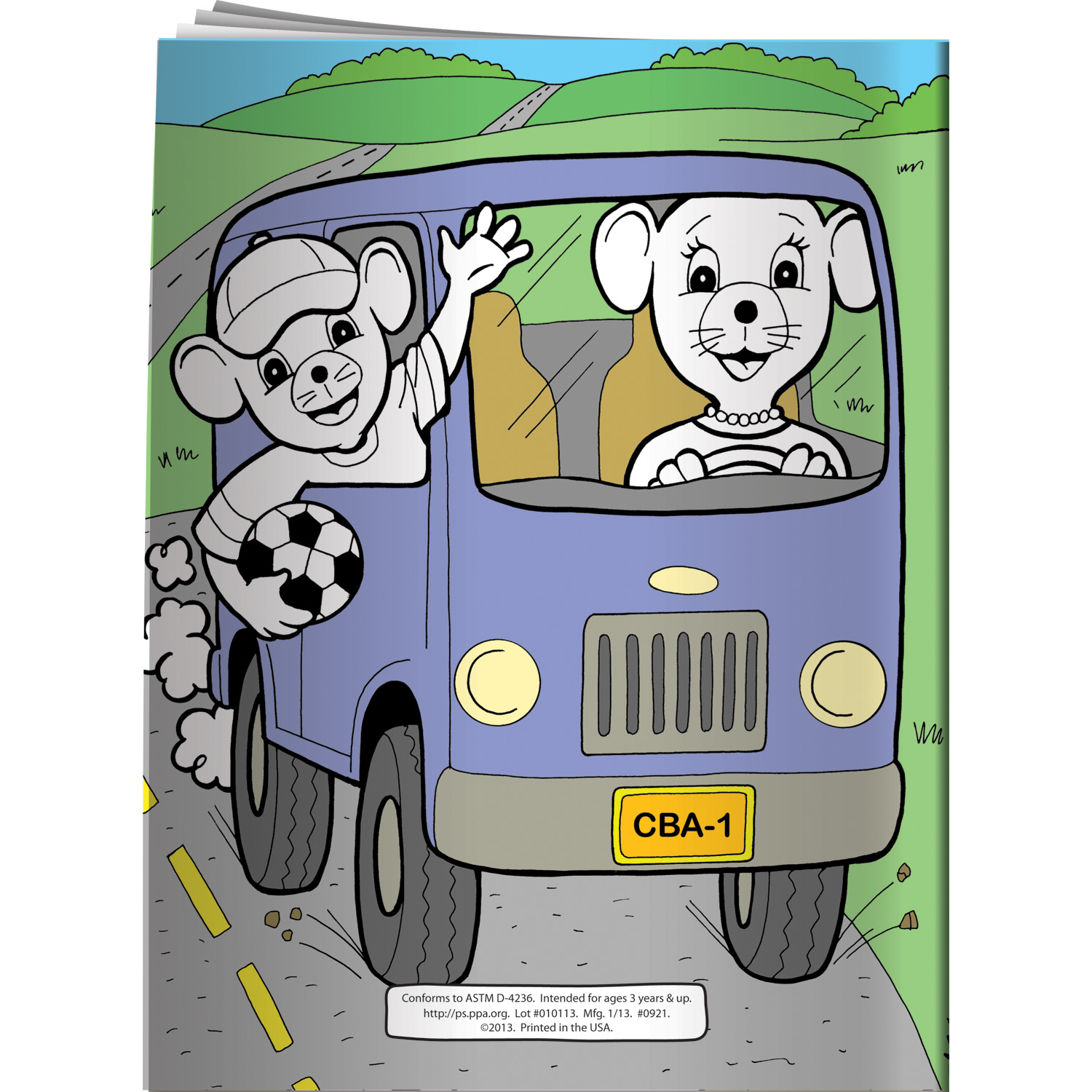 Coloring Book - Cars and Trucks Are Awesome! 1