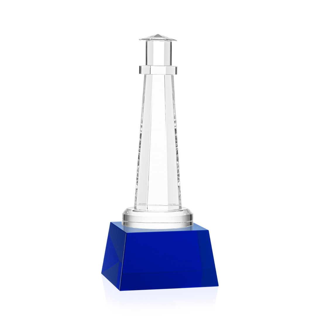 Lighthouse Award on Robson Base - Blue 4
