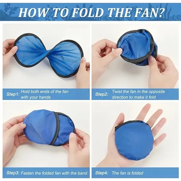 Portable Flying Disc Fan with Foldable Design and Carry Bag 7