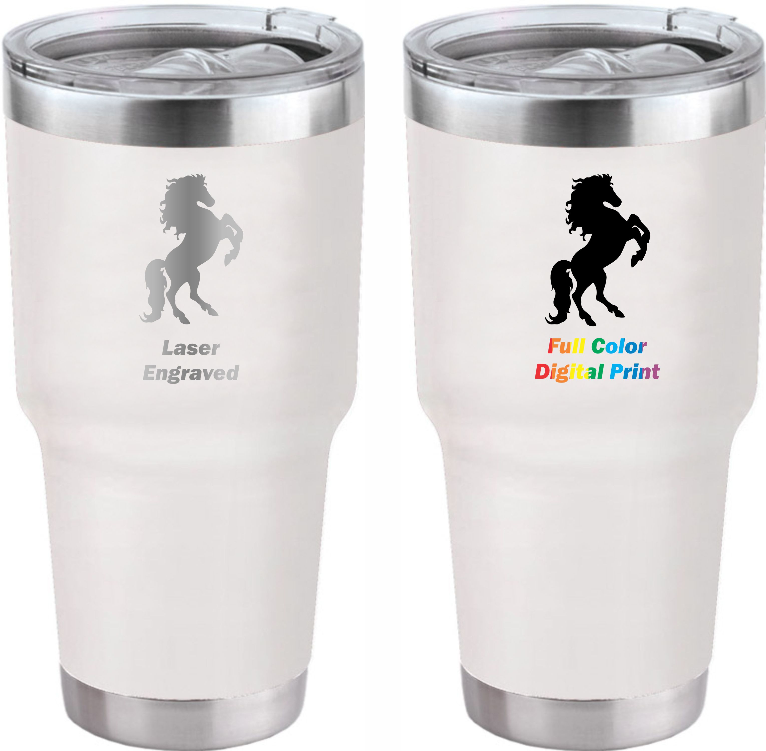 30 Oz. Tahoe Stainless Steel Tumbler w/Slider Lid