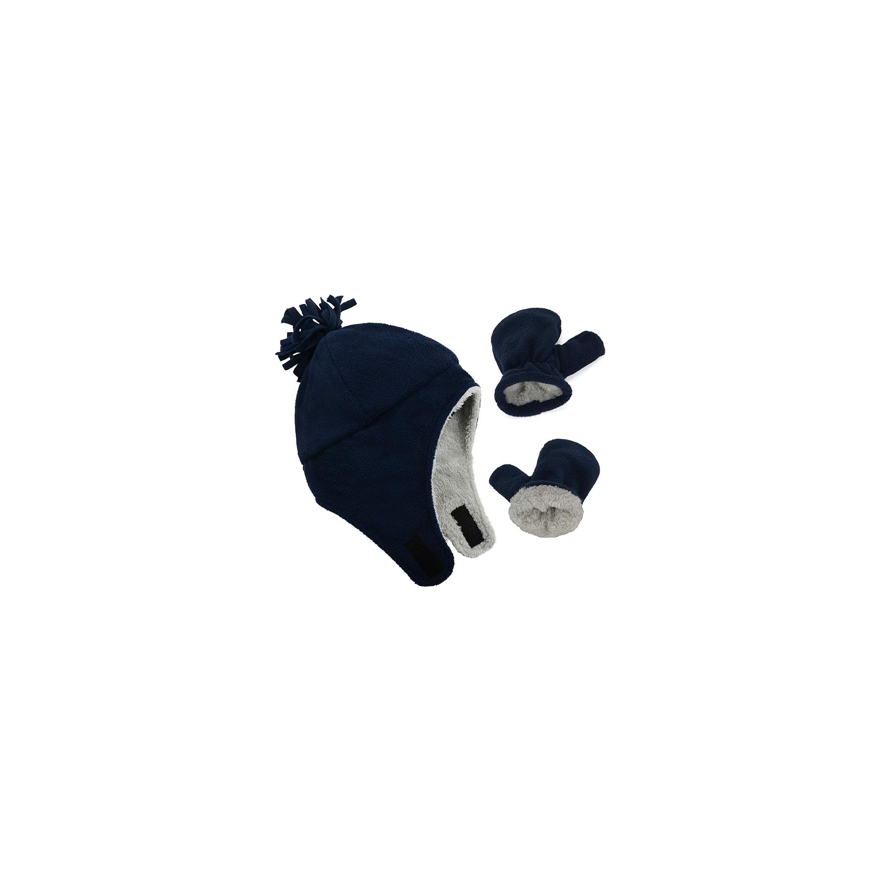 Baby Fleece Hat Mitten Set 2
