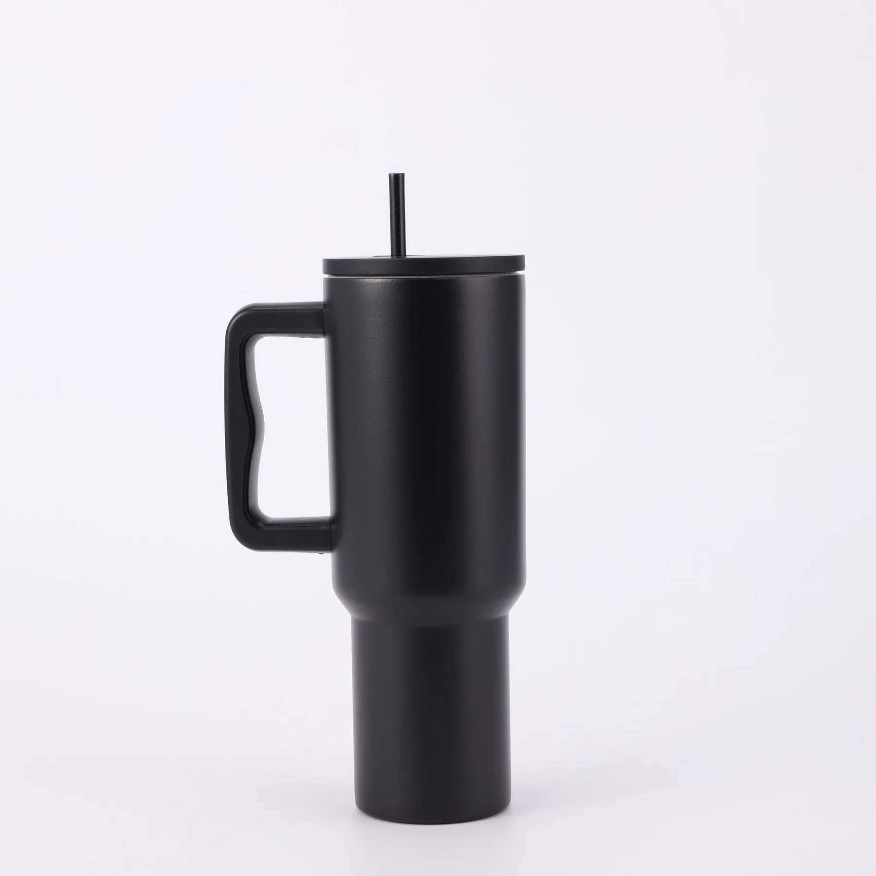 40 oz Tumbler with Handle and Straw Lid 6