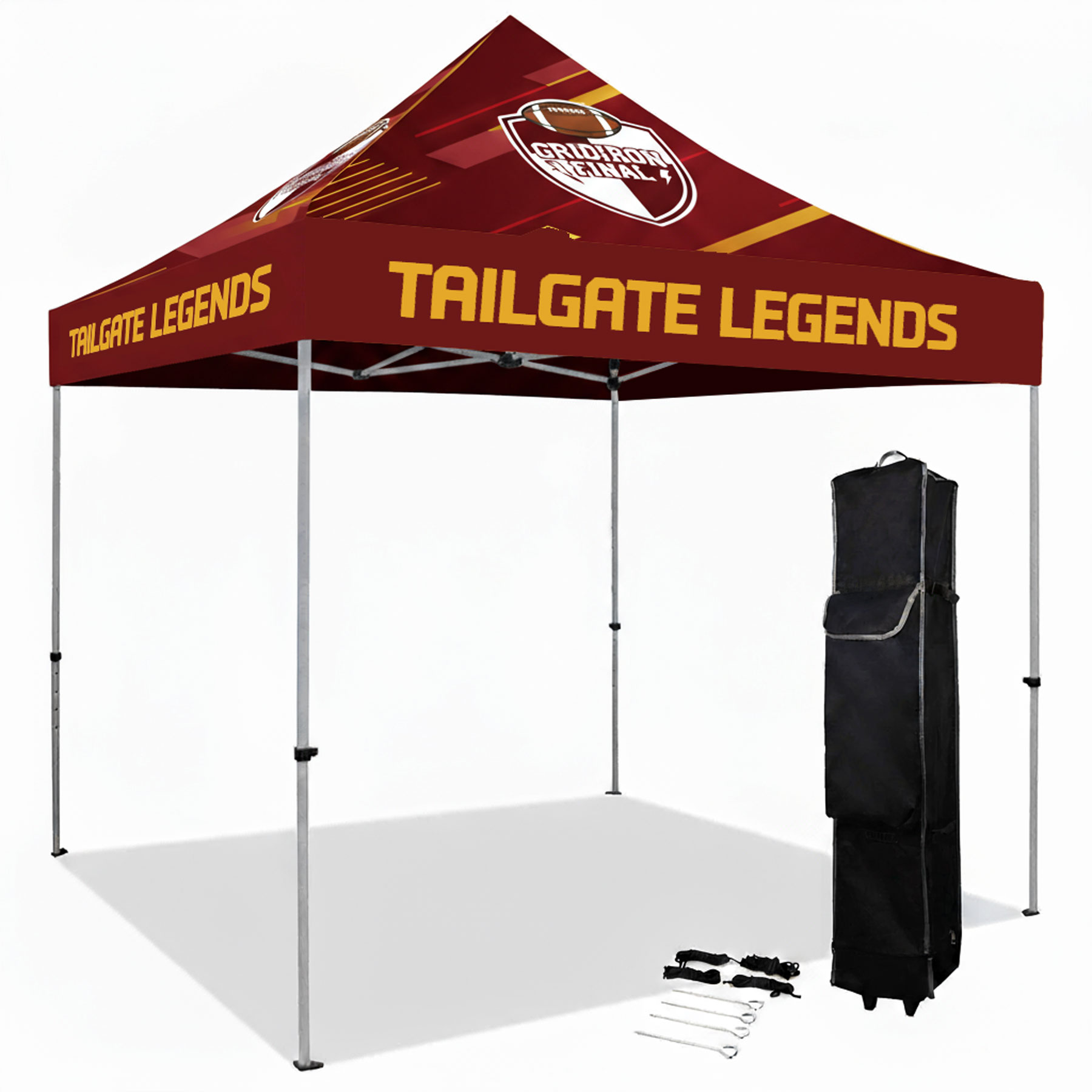10'x10' Full Color Pop Up Canopy Tent Kit 4
