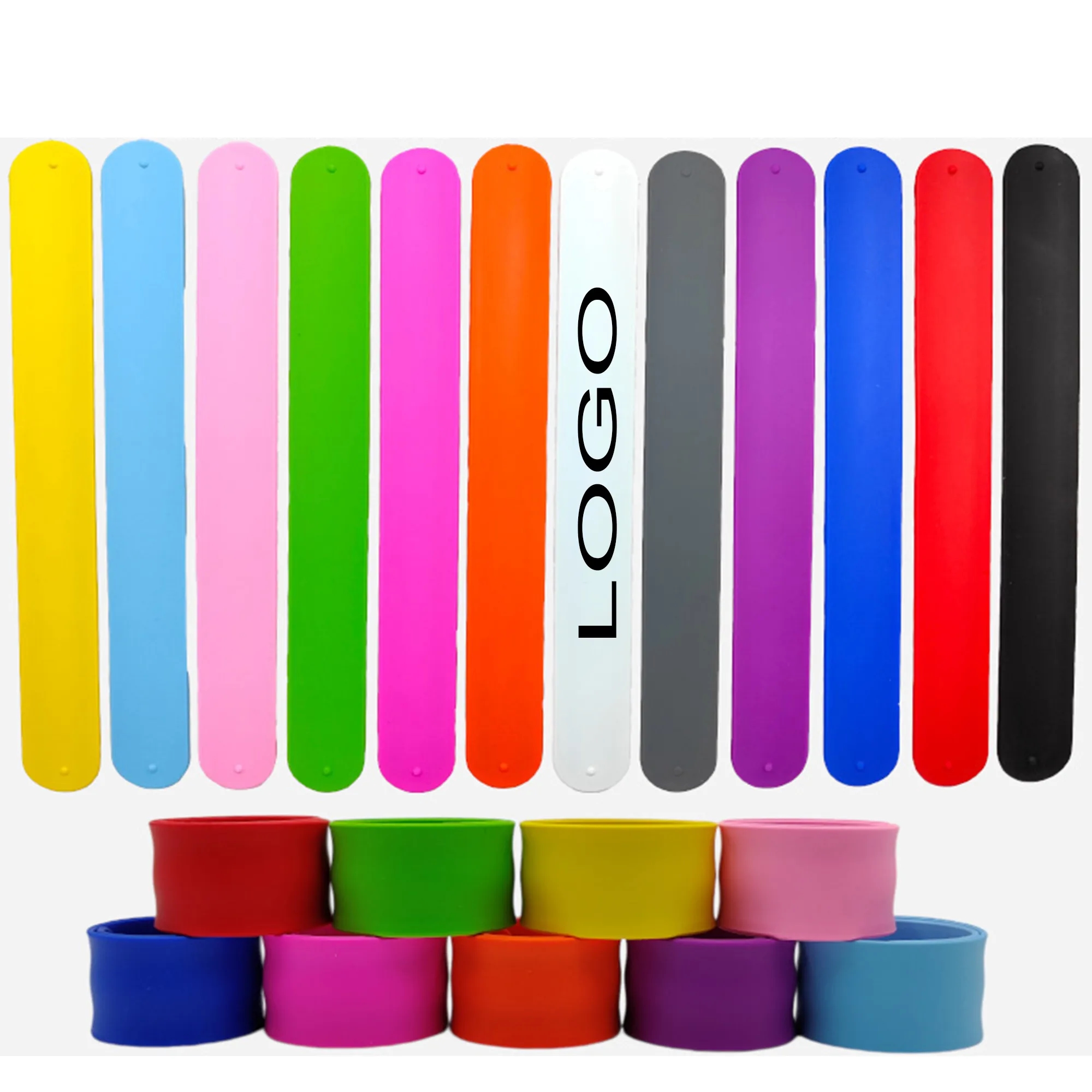 MOQ50 Full Color Print Slap Ring 7